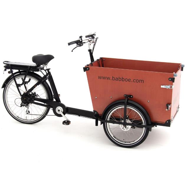 Babboe E Dog Praktisk El Ladcykel Med Plads Til Hunden