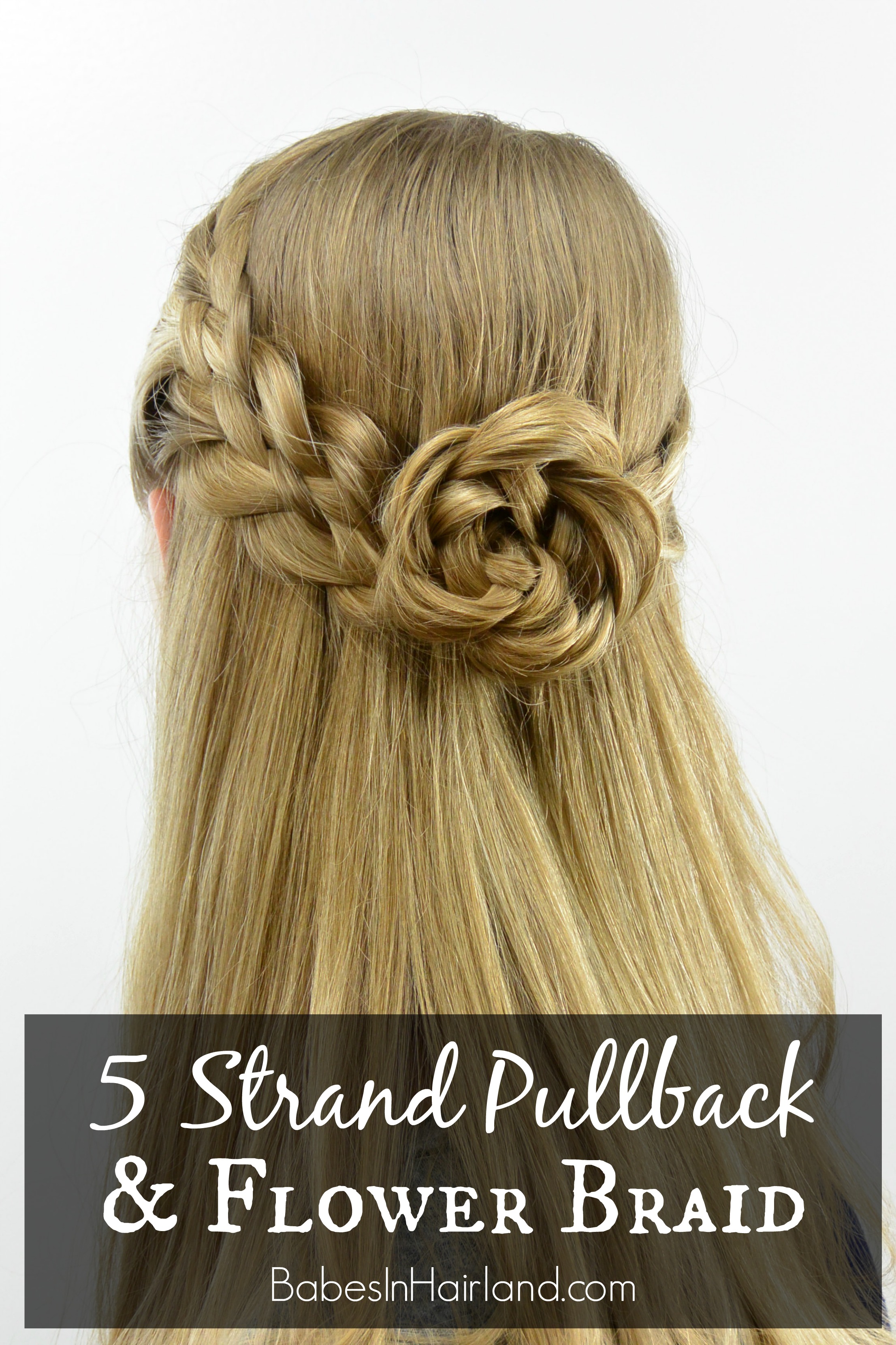 16/07/2010 · these sections will be braided together in a five strand braid. 5 Strand Pullback Flower Braid Rosette Babes In Hairland