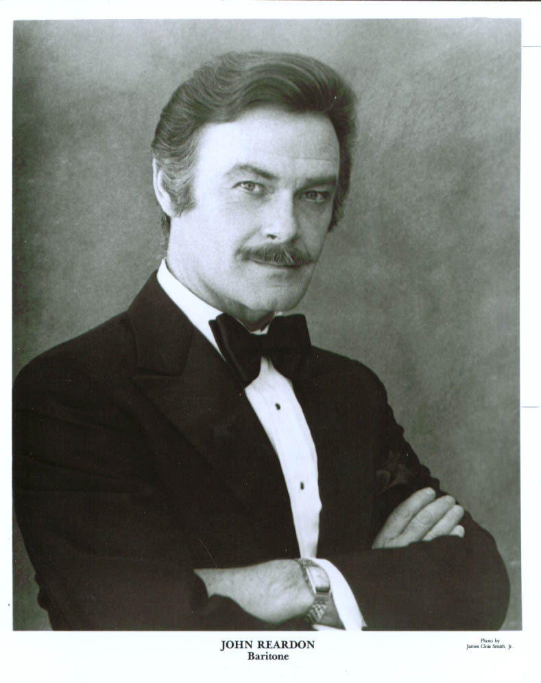 To revisit this article, select m. John Reardon (Baritone) - Short Biography