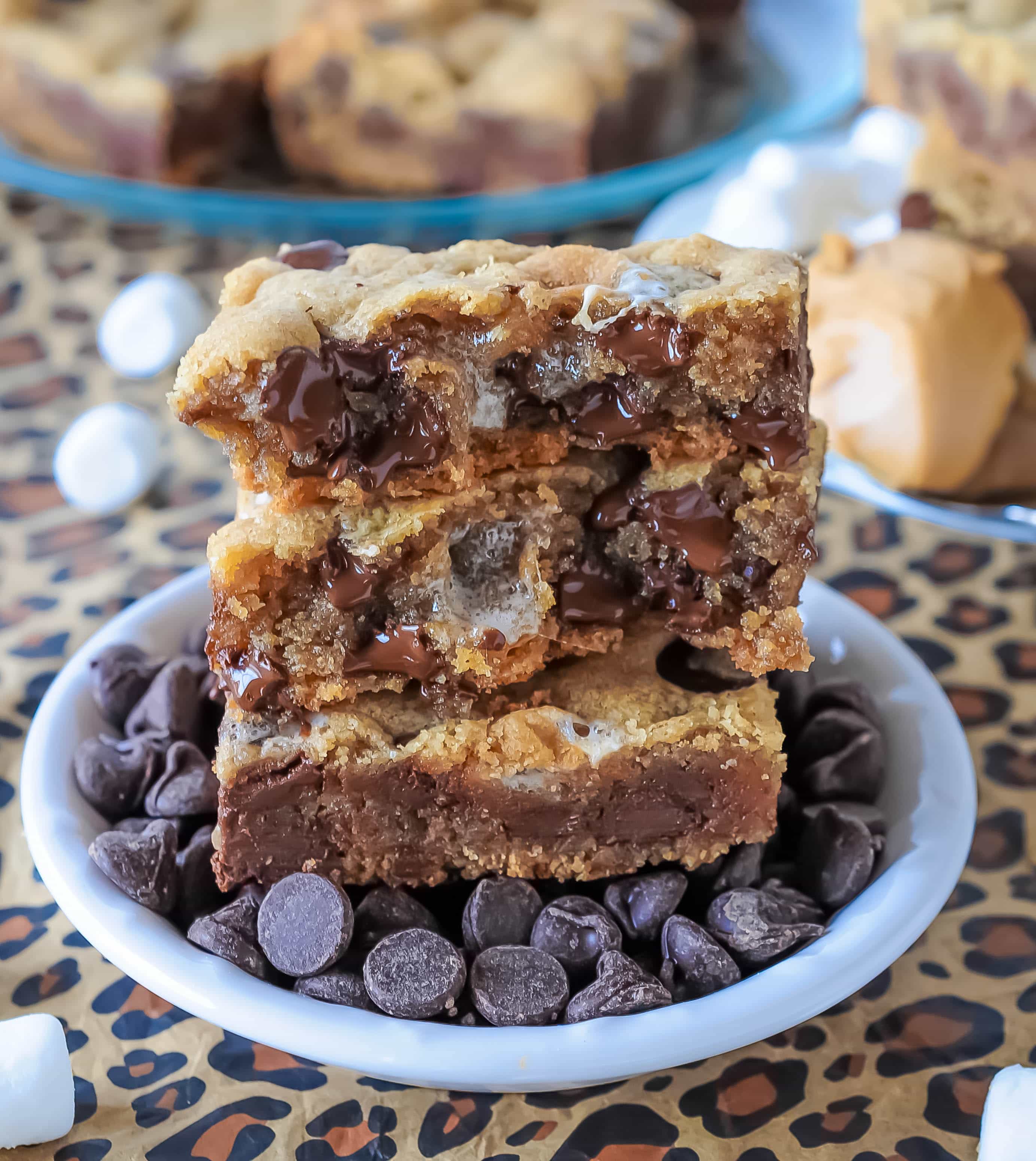 Fluffernutter Chocolate Chip Bars Back for Seconds