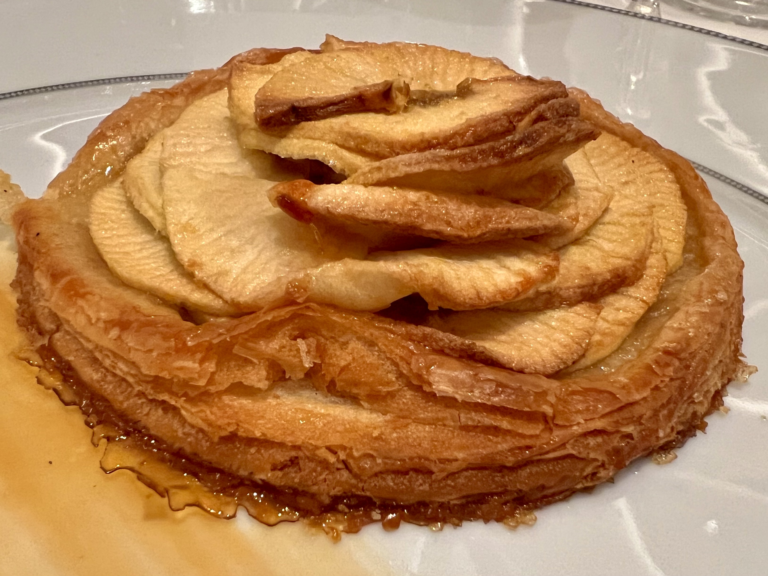 delicious apple tart at compass rose