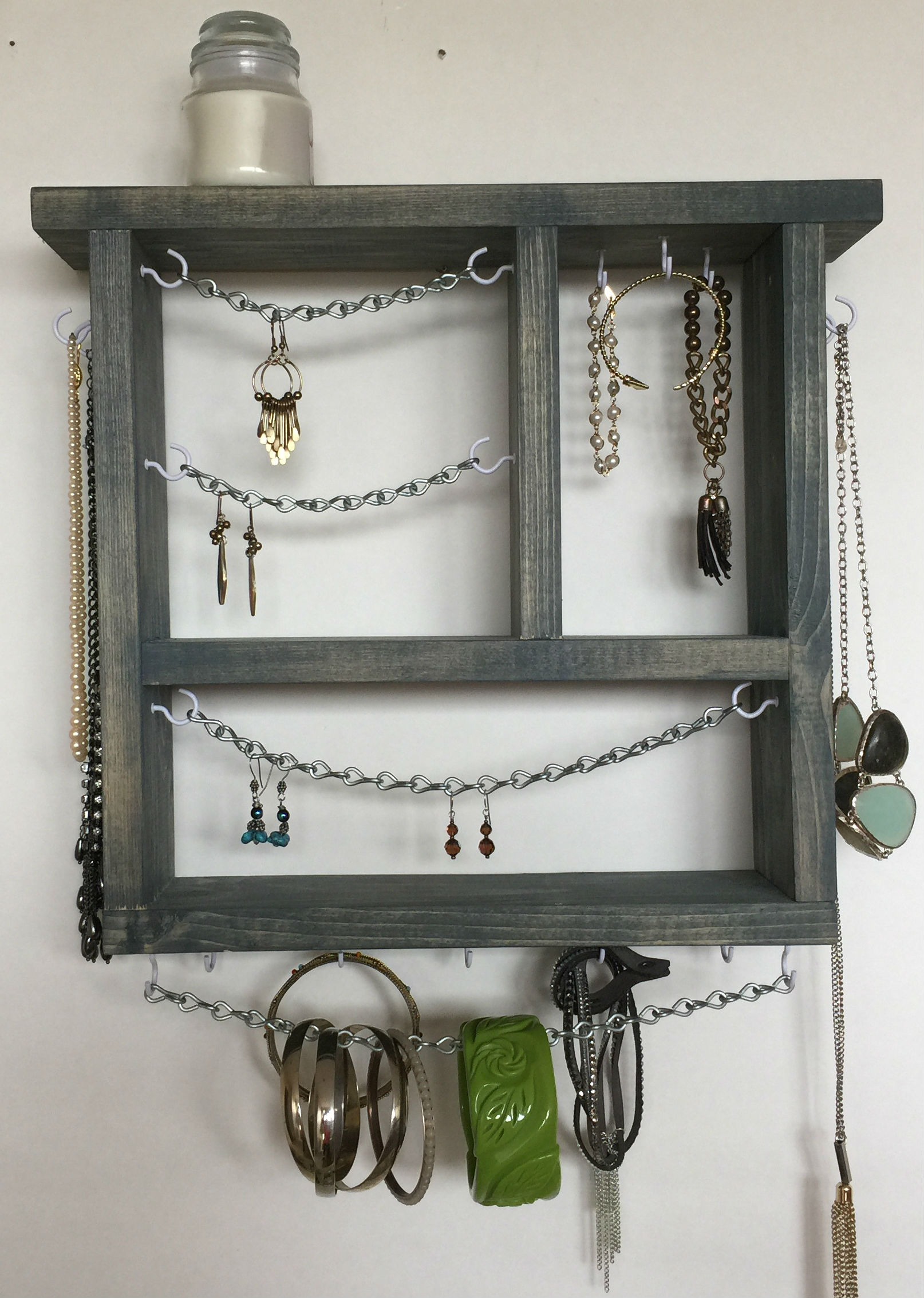 Jewelry Collection Organizer Wall Mounted