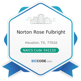 Norton Rose Fulbright Zip 77010 Naics 541110