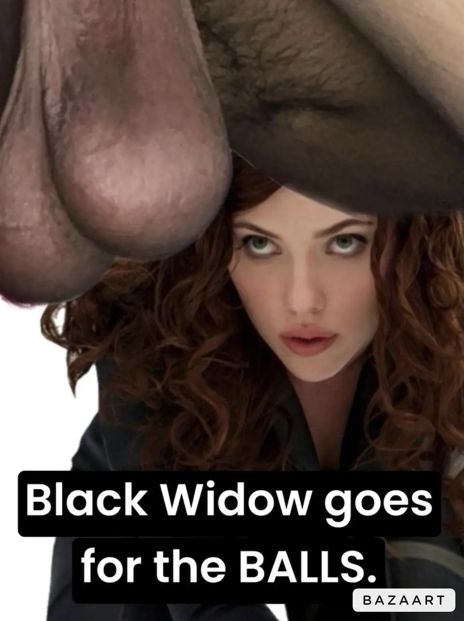 Ebony Ballbusting Caption - Mega Porn Pics