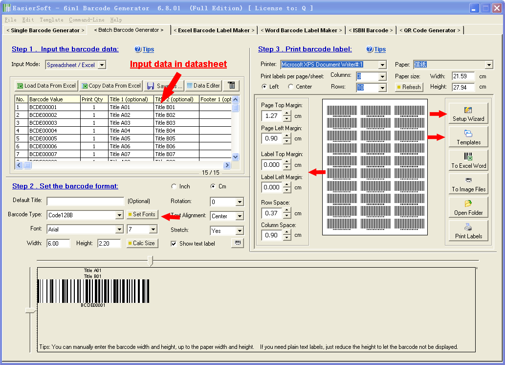 This online barcode generator creates all 1d and 2d barcodes for free. Free Online Barcode Generator Easiersoft