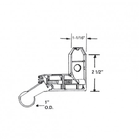 An aluminum awning window is a conservative window style that is both practical and fashionable. #1810- Nylon Wheel Corner Bracket Assembly for Sliding