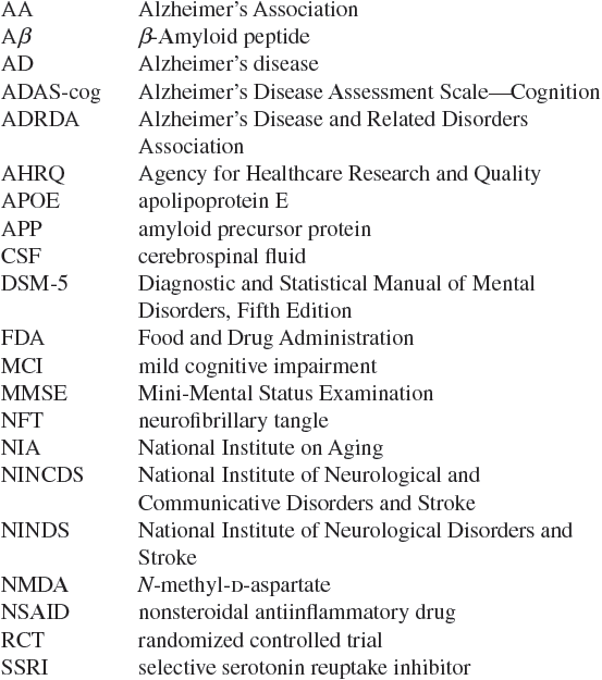 Alzheimer’s Disease Basicmedical Key