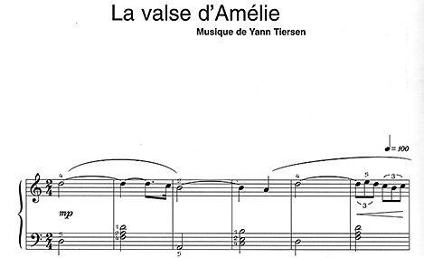 Download the piano sheet music of la valse d'amélie by tiersen. Basic Piano Tips And Tutorials Tags