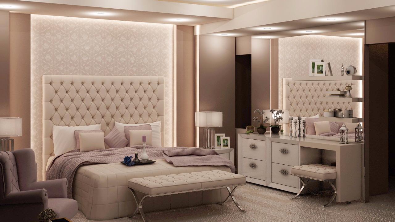 غرف نوم كلاسيك بازار للتصميم الداخلى والديكور