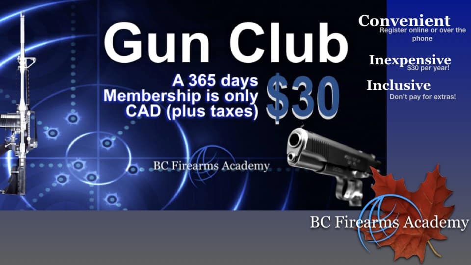 Gun Club Membership To Transfer Restricted Rifles and Handguns