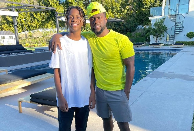 Watch popular content from the following creators: Kevin Hart And Son Hendrix Are Almost The Same Height