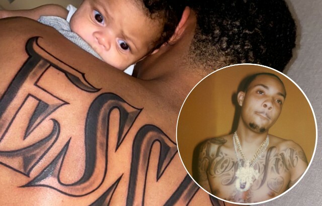 G Herbo Gets Tattoo Of Son Essex's Name On His Back To Match 'Yoshon' Tat On Chest 410_x_640_jpg
