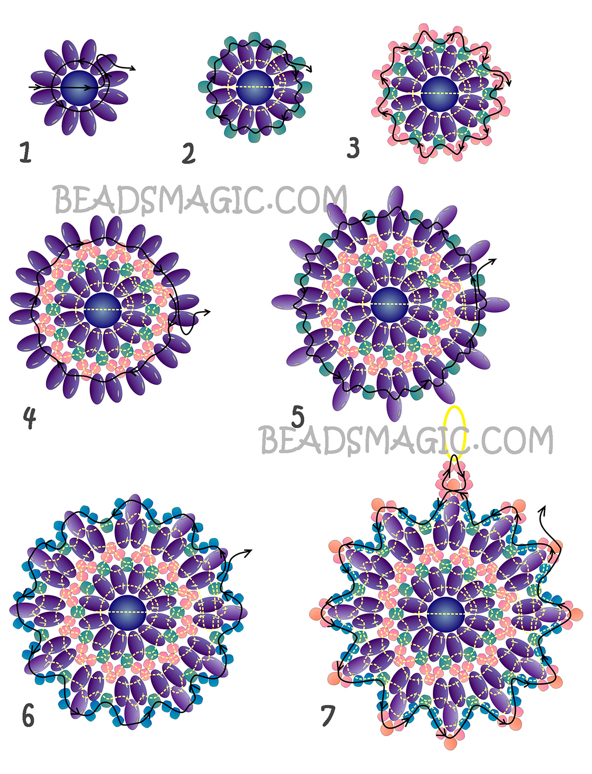 Gather your beads and supplies and get ready to create unique earring designs you won't find anywhere else. Free Pattern For Earrings Bonny Beads Magic