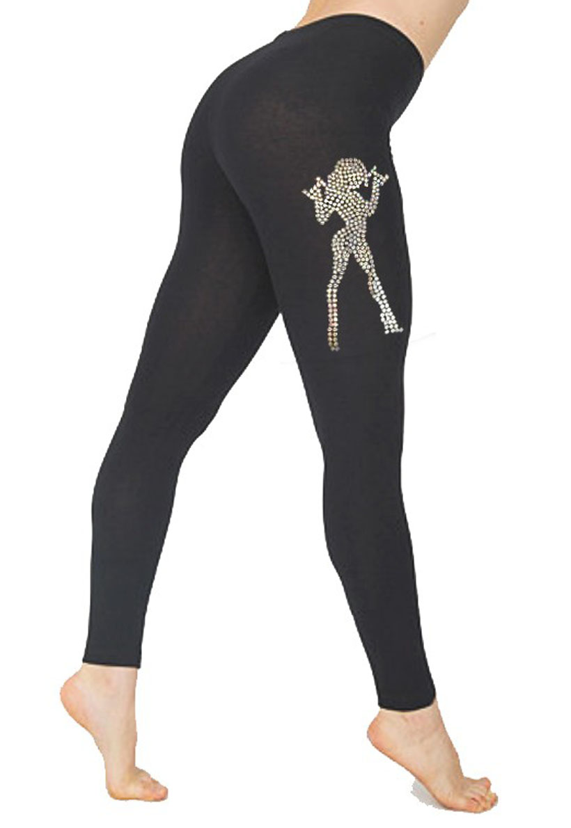 Be Fit Sequin Girl Leggings Black Be Fit Apparel
