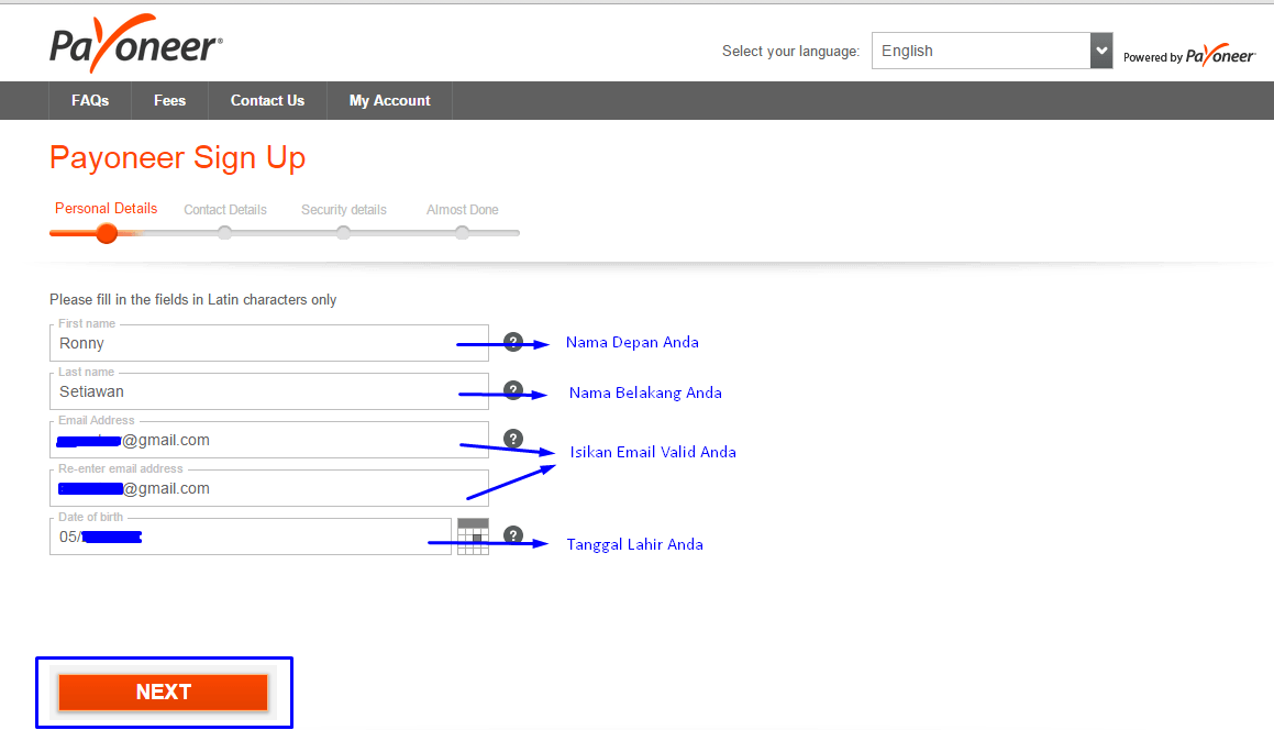 Cara mendapat dan mengambil uang hasil live streaming di nimo tv. Langkah Demi Langkah Cara Membuat Account Payoneer Gratis
