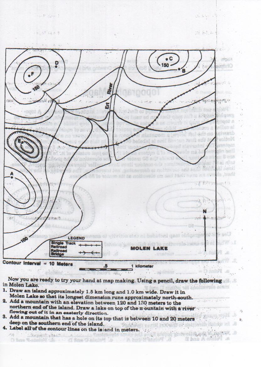 (1st, 5th, 6th) learning check on topographic maps topographic map worksheet. Topographic Maps Page 2 Mrs Belisle S 8th Grade Science Class