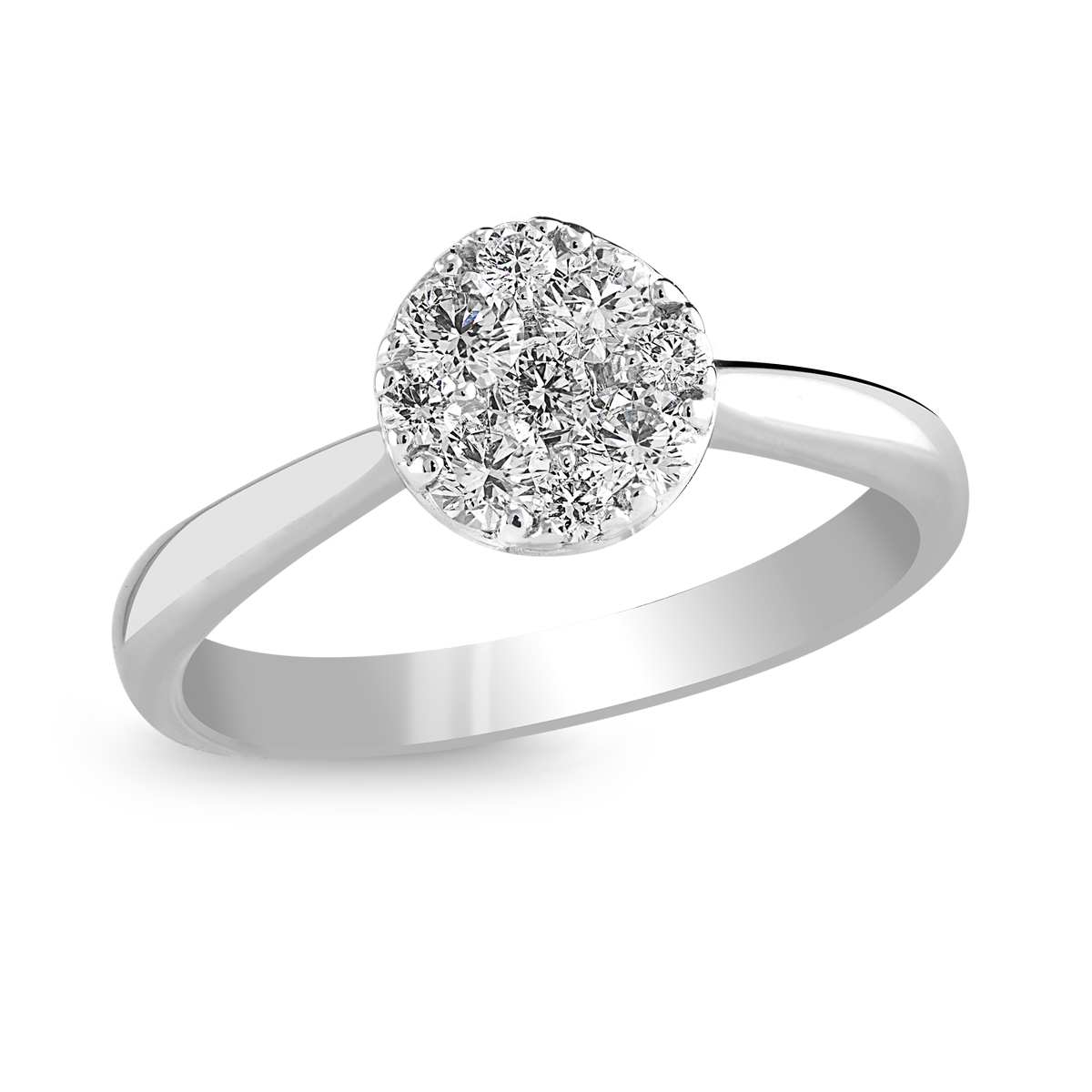 When diamonds were first discovered in canada . MYSTERE BY GLACIER FIRE .50CTW CANADIAN DIAMOND BRIDAL