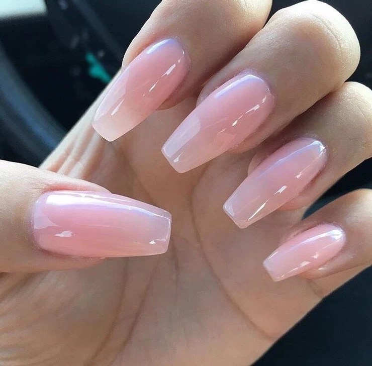 Trendy light pink nails 2022; 110 Best Inspired Nails Designs In Pink For 2021 Bepos