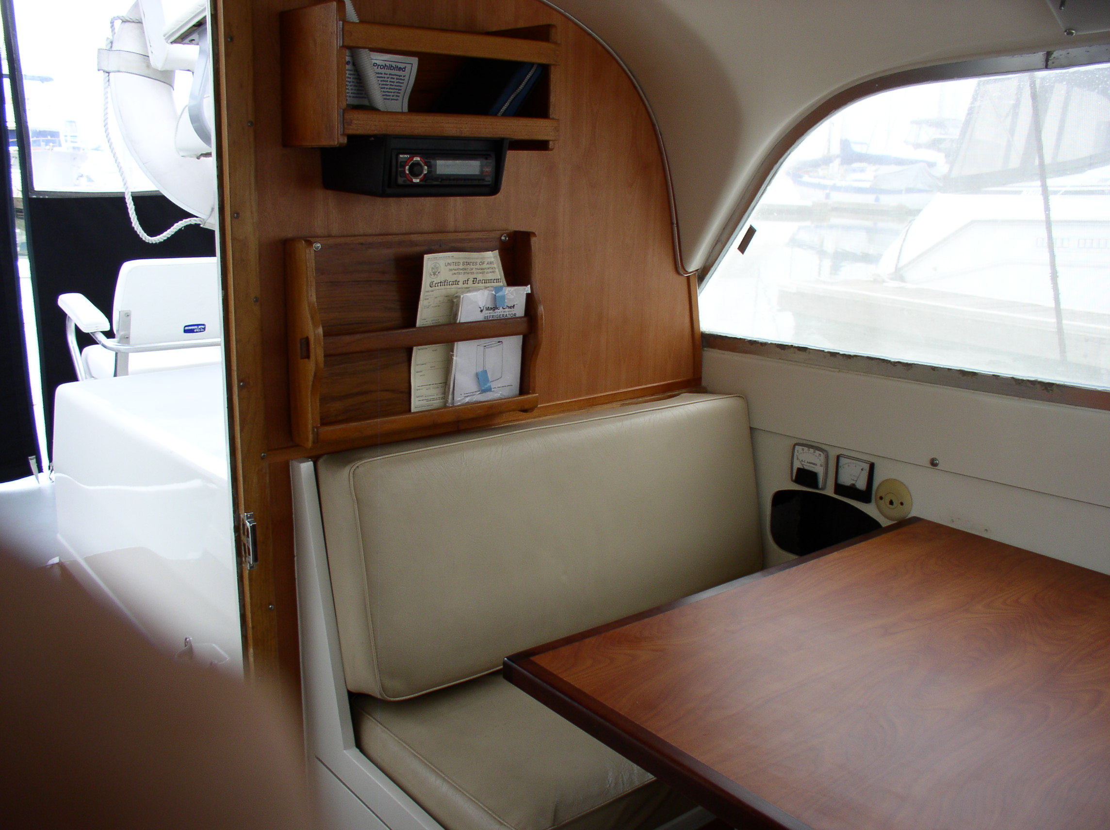 The architecture of this cabin is primitive, so it may just be . 1968 31 Bertram Express Cruiser