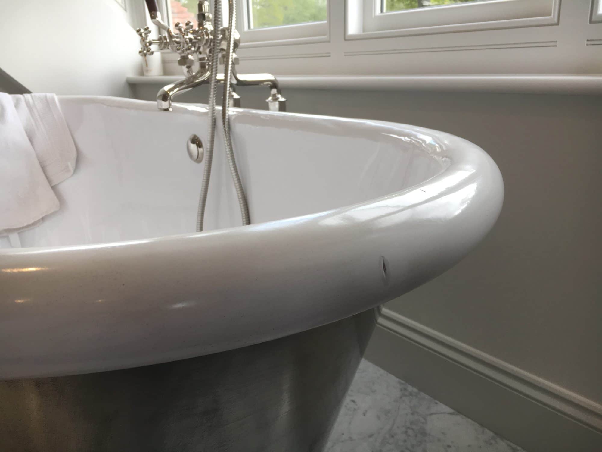 Being a homeowner can be challenging at times. Enamel coated bath tub chip repair | Bespoke Repairs