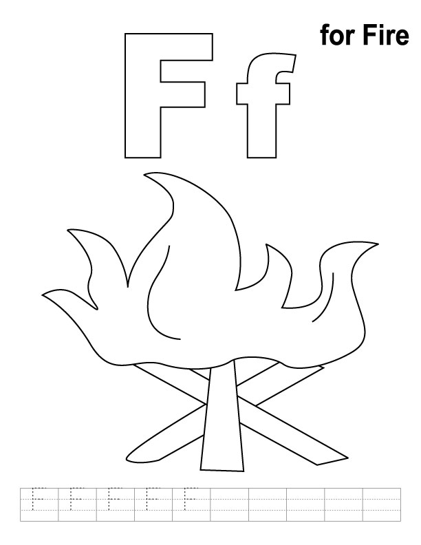 Wings of fire coloring pages. F For Fire Coloring Page With Handwriting Practice Download Free F For Fire Coloring Page With Handwriting Practice For Kids Best Coloring Pages