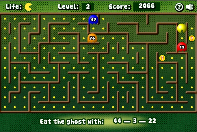 This is a pac man type game, but you have to eat the monster that solves the math equation. Making Learning Fun With Cool Math Games For Kids Cool Math Games