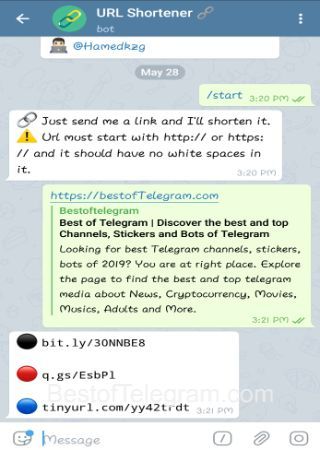 This bot can generate direct download link from telegram files and some supported websites (telegram bot) Url Shortener Telegram Bot