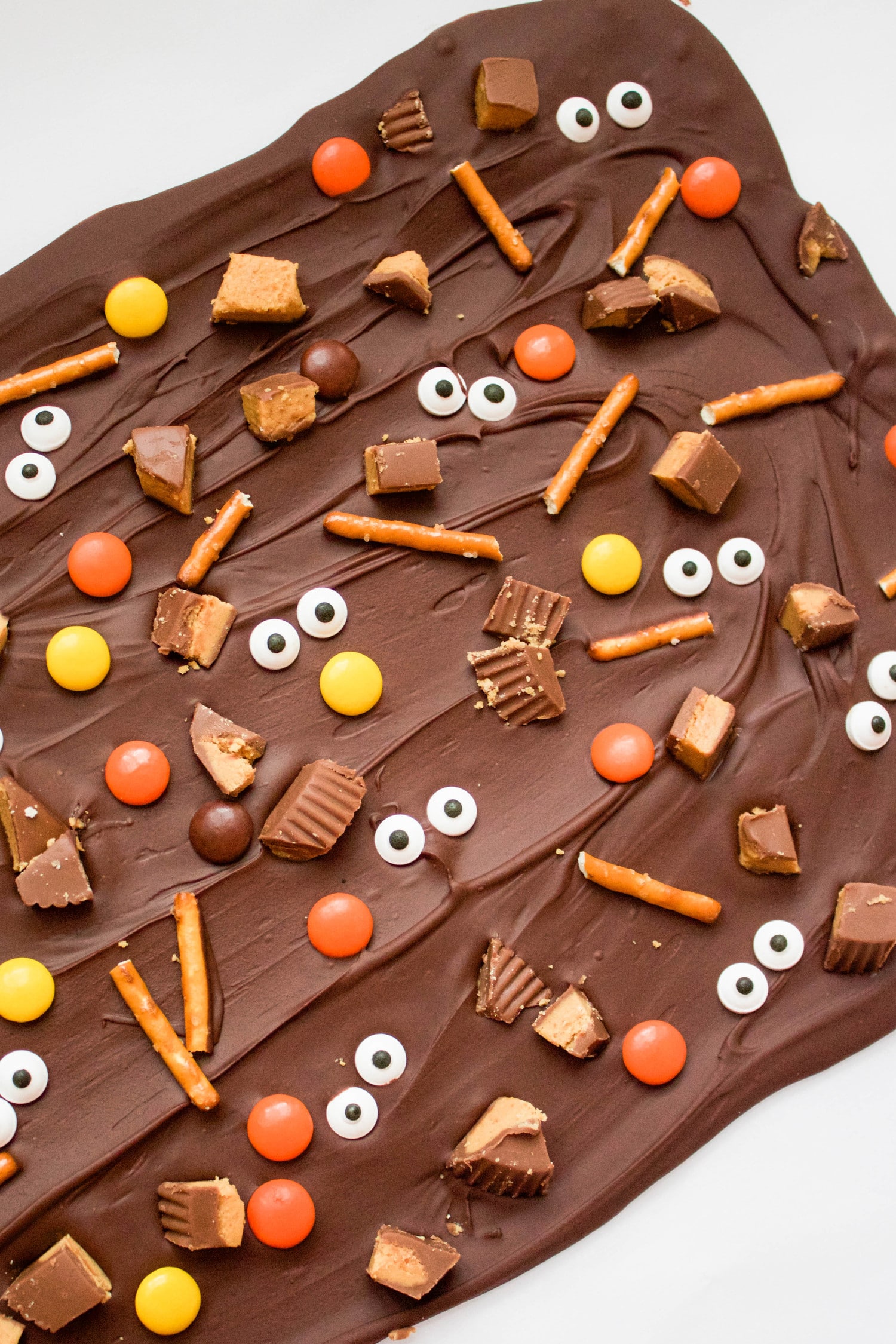 If you want to make this recipe your own, change up the way you display and serve it. Spooky Halloween Candy Bark What Molly Made