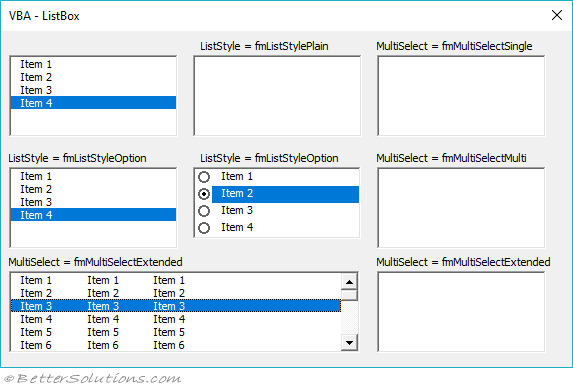 Select data > validation from the menu. VBA Controls - ListBox