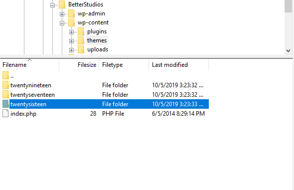 This will restore your site's theme folder to what it was at that point in time. How To Backup A Wordpress Theme Step By Step Betterstudio