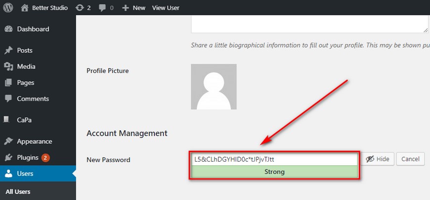 Wordpress password are stored in database in terms of hashes for security mean they are not stored in plain text format, its because if wordpress site is hacked then attacker may read all user password easily, that's why wordpress engine use advance hashing algorithm to generate different hash for each password, so that attacker cant read it if he even get hands on site … What Type Of Hash Does Wordpress Use Betterstudio