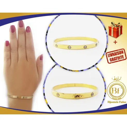 Bracelet 20 Cartier En Or 18 Carats Br20 Bijouterie Fatine
