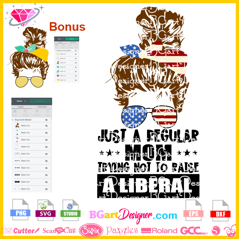 Quotes before the end of world war ii. Lllá Just A Regular Mom Svg Face Htv Vinyl File Layered Cuttable