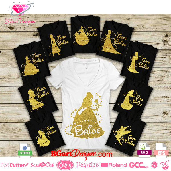 The free cut files include svg, dxf, eps and png formats. Llládisney Bridal Party Svg Bgartdesigner The Best Cut Files