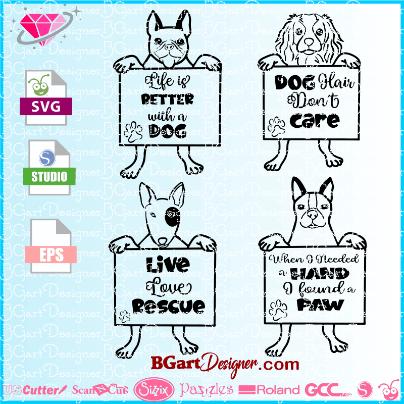 29 Cute Dog Quotes Svg Include DXF Free Art Quotes Svg