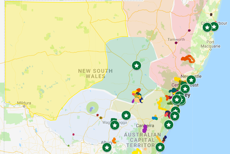 Nsw Restrictions Update Map - Ride Nsw Bicycle Nsw