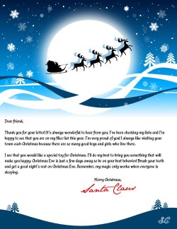 Cover letters are your first impression, so make it a good one. Letter from Santa: Create a personalized letter from Santa