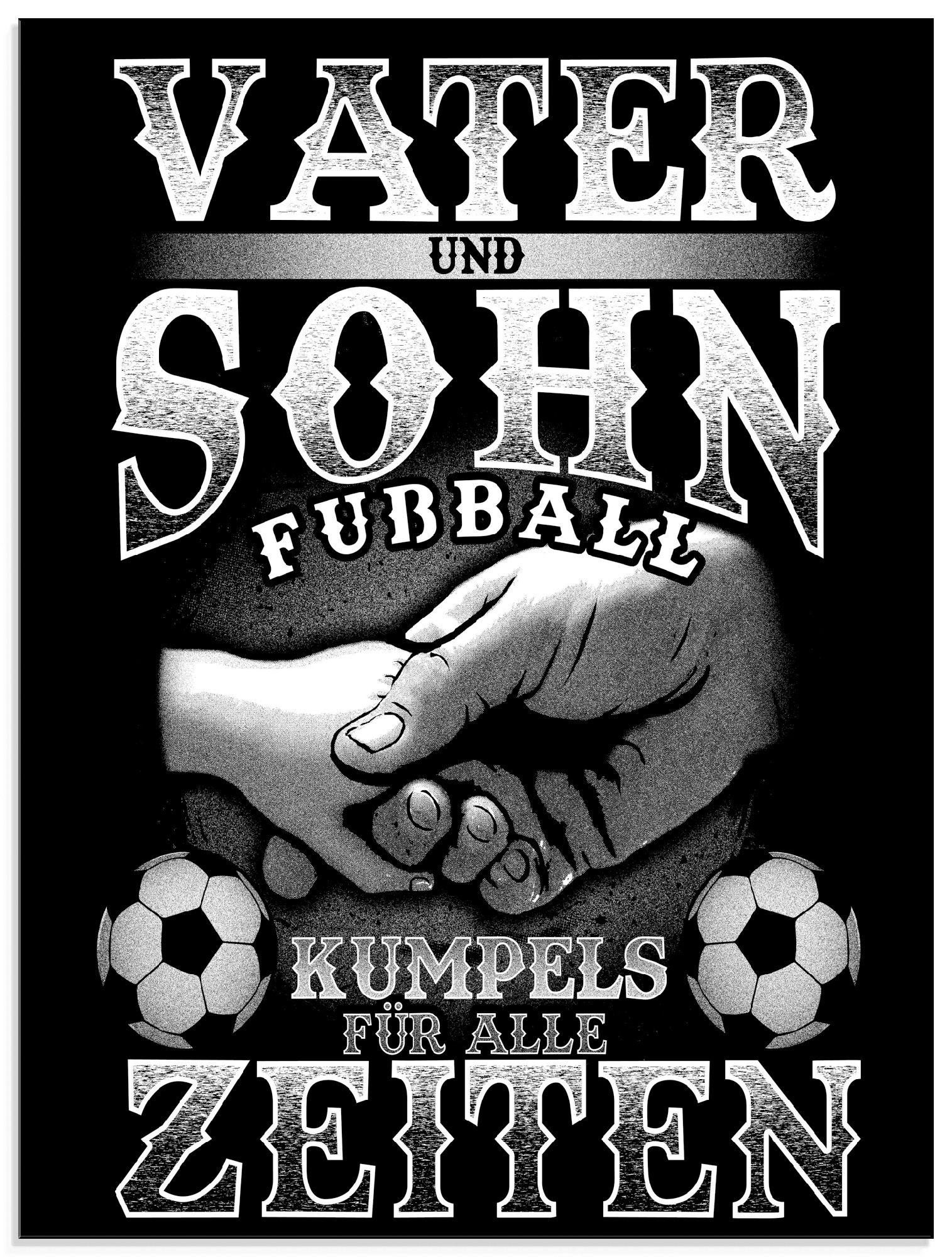 Artland Glasbild »Vater Und Sohn Fußball Kumpels«, Sprüche & Texte, (1 St.) Kaufen | Baur 640_x_640_jpg