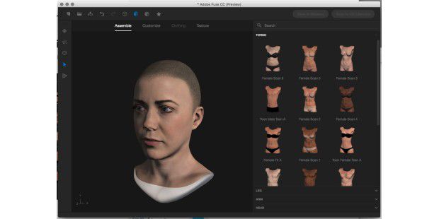 Adobe Fuse Cc 2015 Einfaches 3d Werkzeug Macwelt