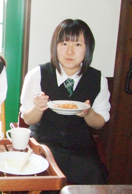 さぁ！　食べてがんばるぞ！