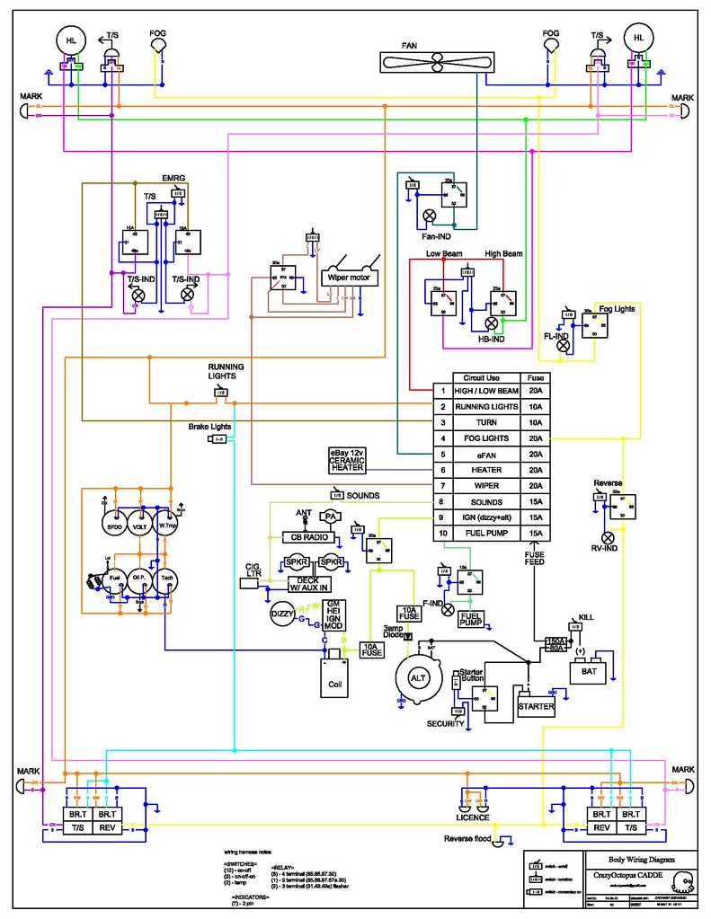 Auto Alarm Wiring Diagram