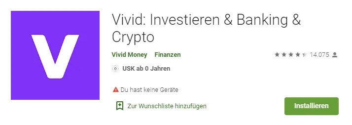21.10.2021, 19:13 zum antworten anmelden # heute kollegen geworben, der die direkt gratis mitbestellen konnte, ohne vorherige kontoaufladung. Testbericht Vivid Money Kreditkarte Crypto Konto Und App