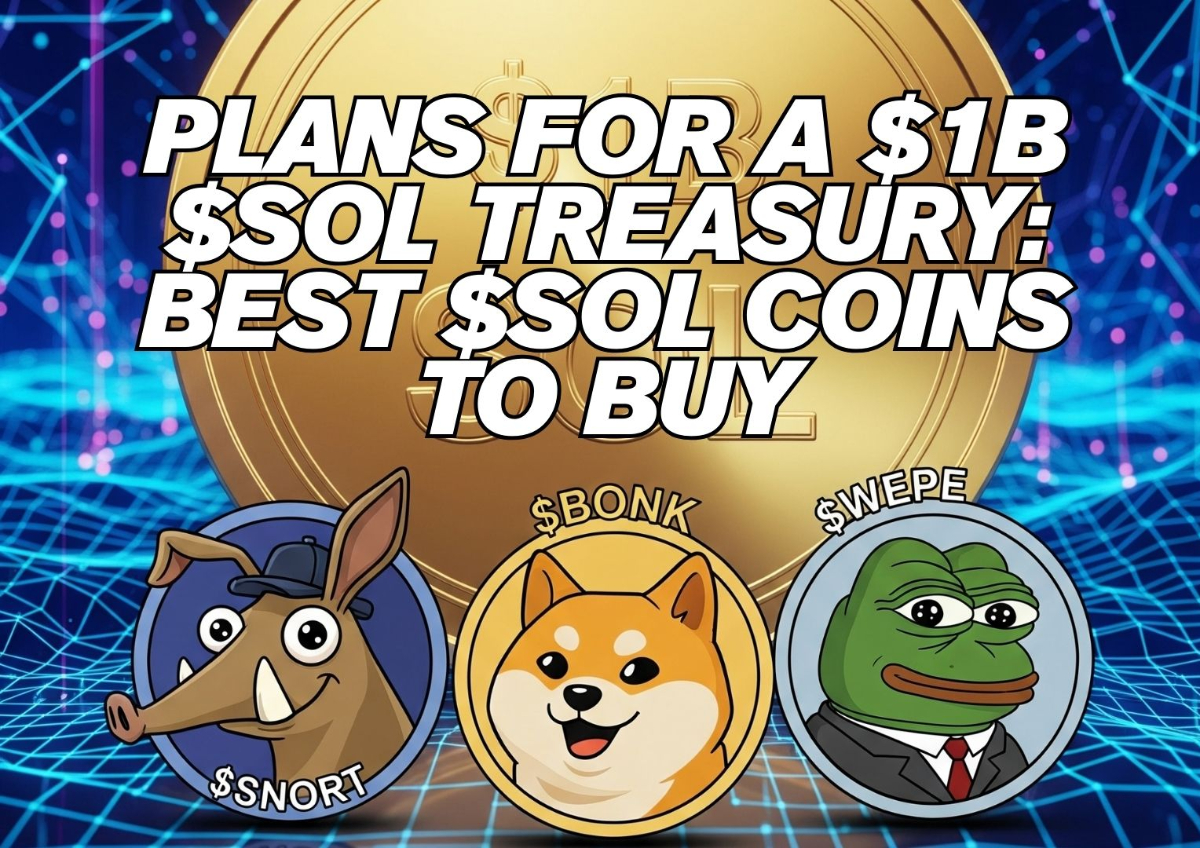 Best Solana Meme Coins to Buy as Institutions Plan $1B $SOL Buy