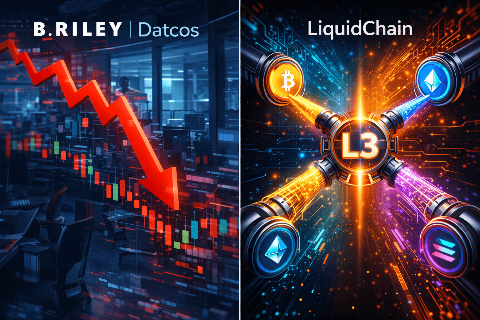 B. Riley Cuts Digital Asset Treasury Targets as LiquidChain Surges