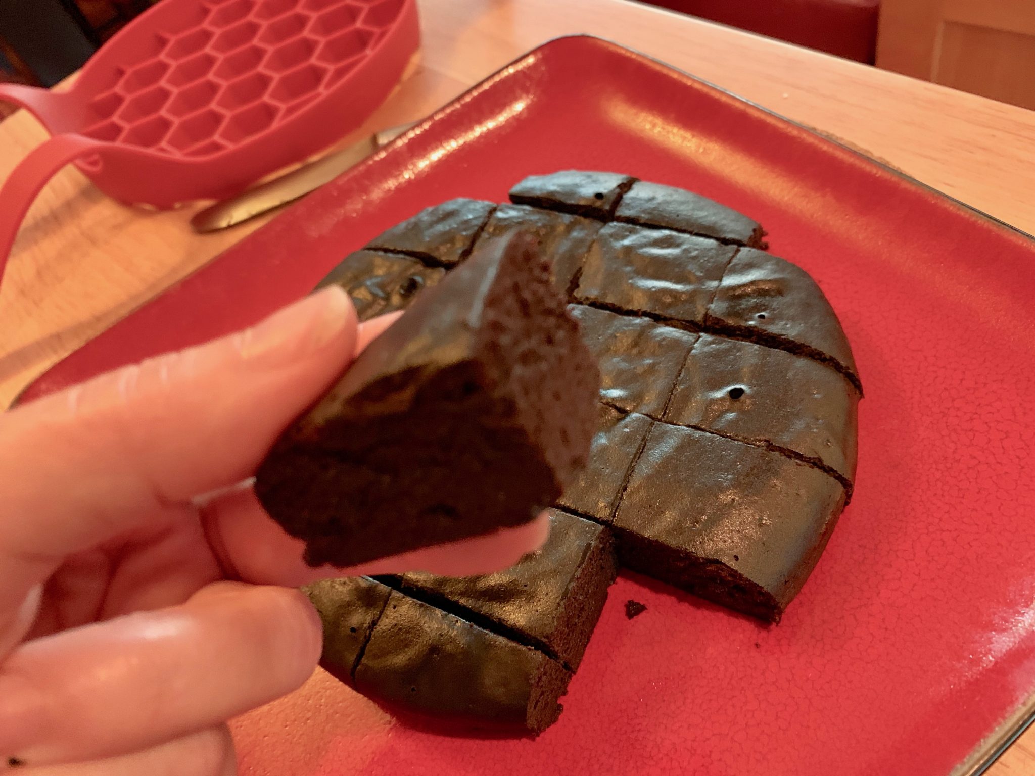 Luscious Dark Valrhona Chocolate Brownies (Instant Pot) BlakOpal