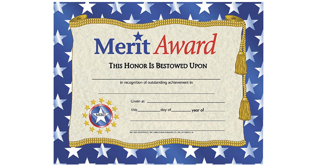 merits award certificate template pdf docs doc printable