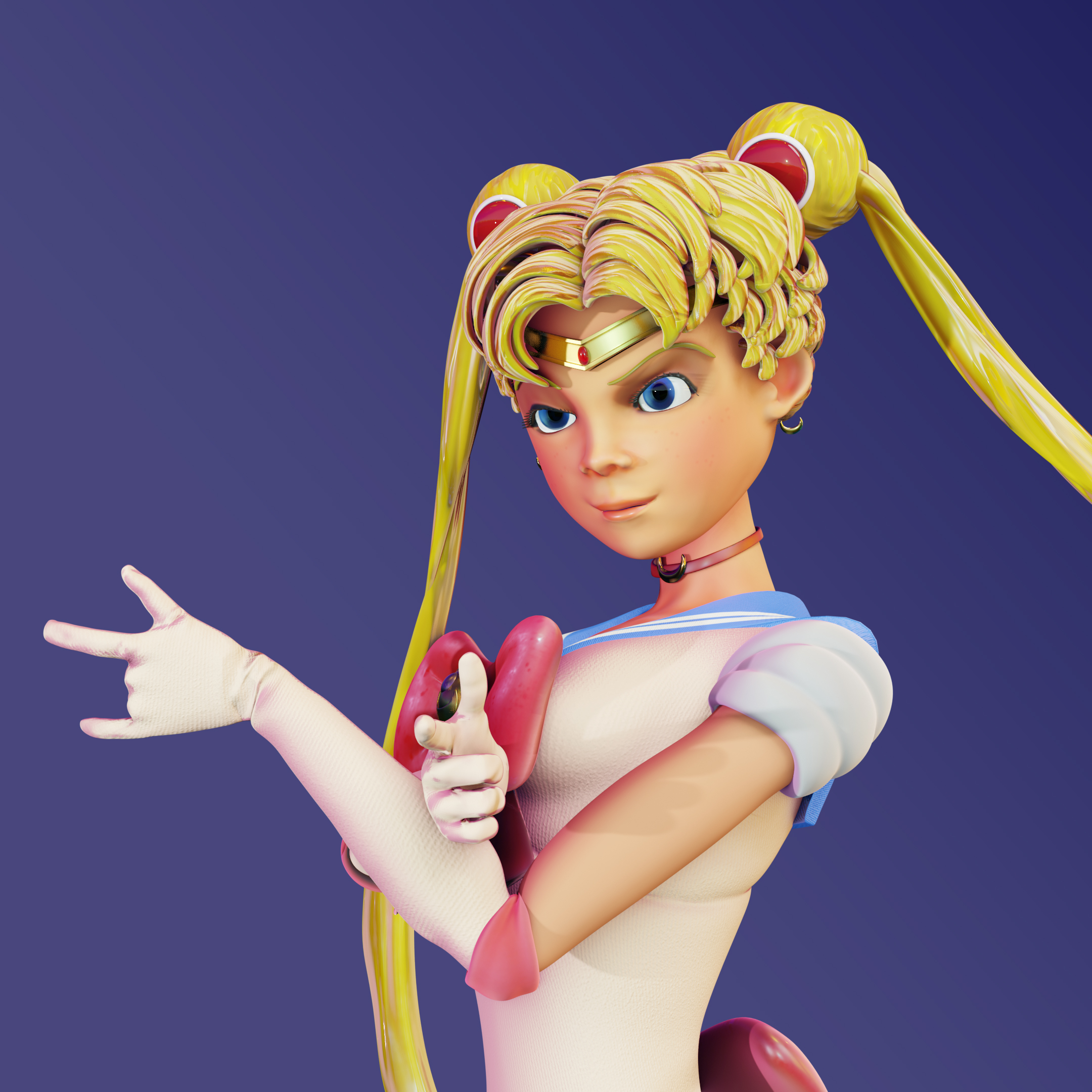 #sailormoon #sailormoonfanart #anime #sailormoonfans #fanart link to purchase listed below . Sailor Moon Fan Art Finished Projects Blender Artists Community