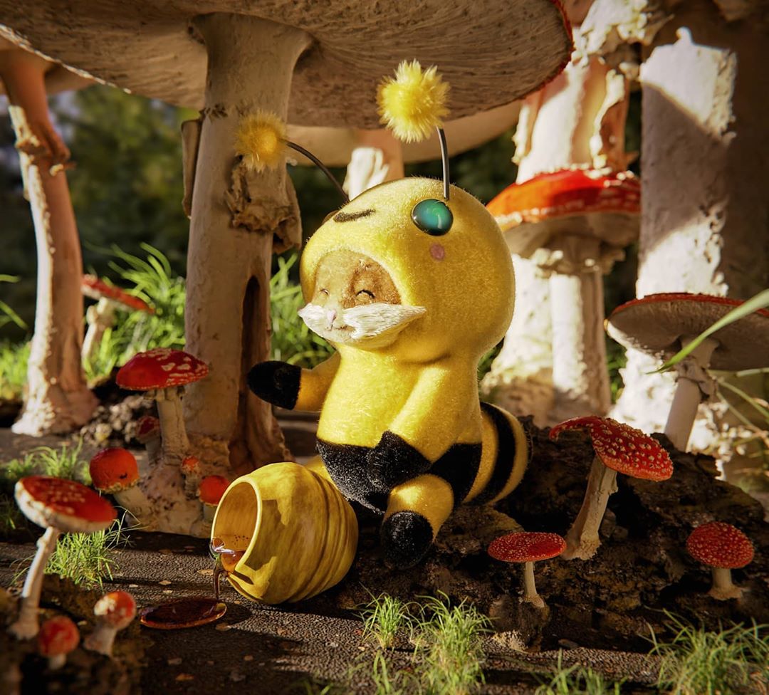 Riot games is releasing a new league of legends skin for teemo that outfits the yordle in a bee . Beemo League Of Legends Finished Projects Blender Artists Community