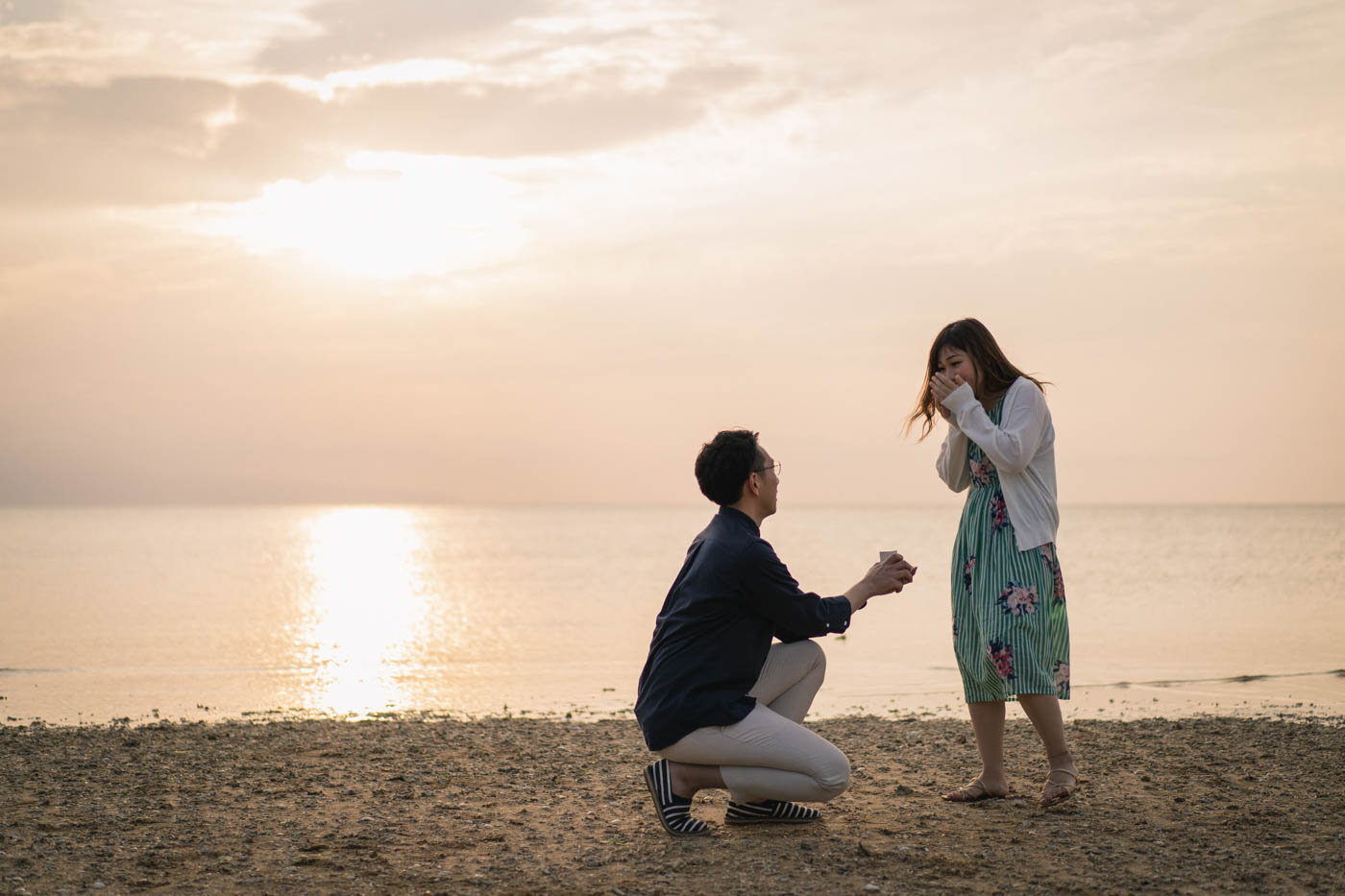 カップルフォトで予約して…サプライズプロポーズ！T&A様 | BLESS ISHIGAKI