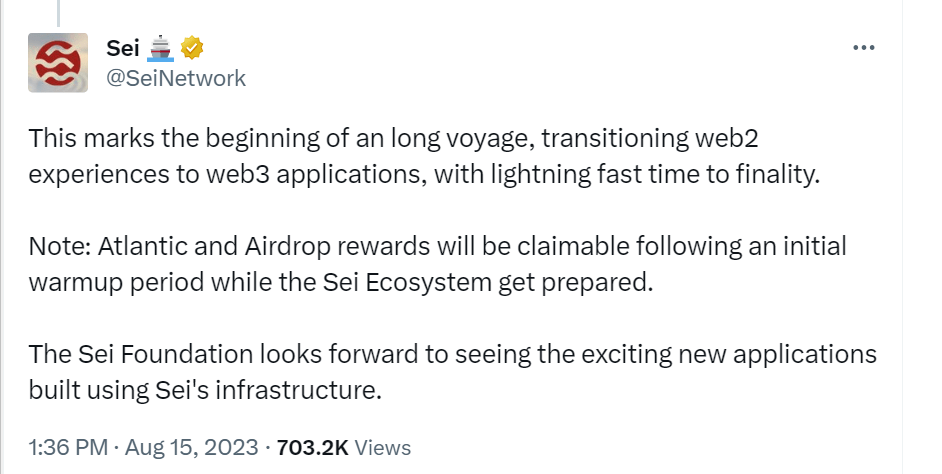 Une analyse approfondie des réactions de la communauté Sei et Sui à propos de leur airdrop Une analyse approfondie des réactions de la communauté Sei et Sui à propos de leur airdrop
